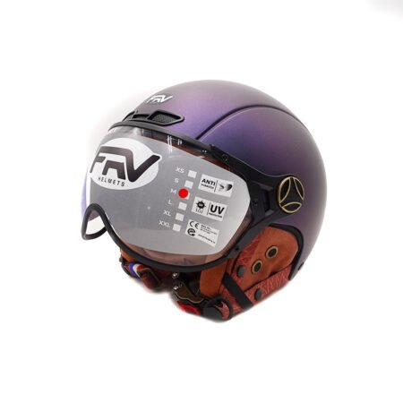Casque JET bleu mat caméléon (taille XS à XXL) (XXL)