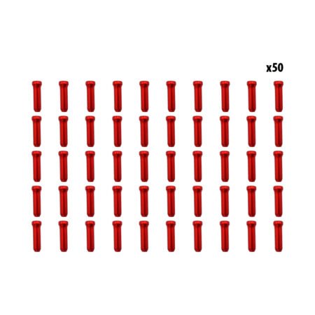 Arrets de cables rouge x50 pcs