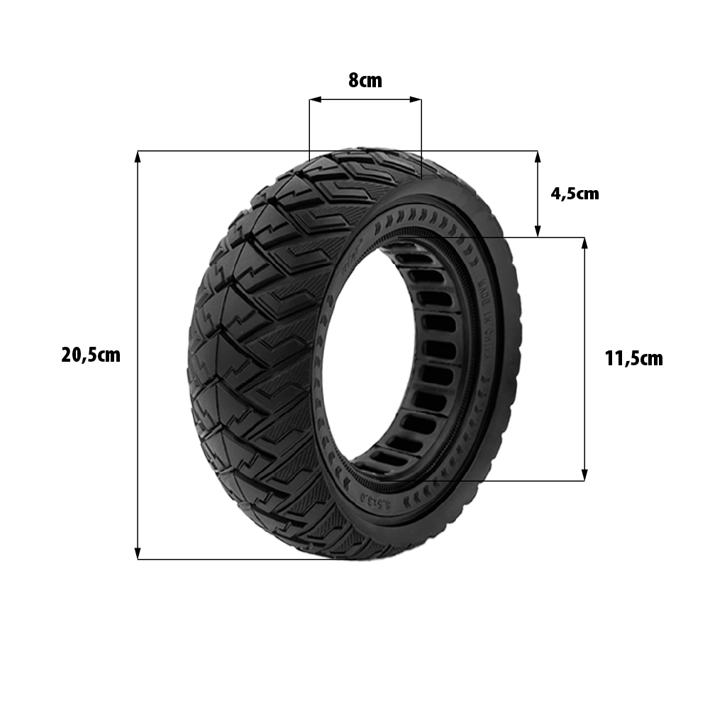 Pneu plein Vsett 8.5x3 Vsett 8(Av) Vsett 9 (Av&ar) Kukirin G2 Pro 2023 – Image 3
