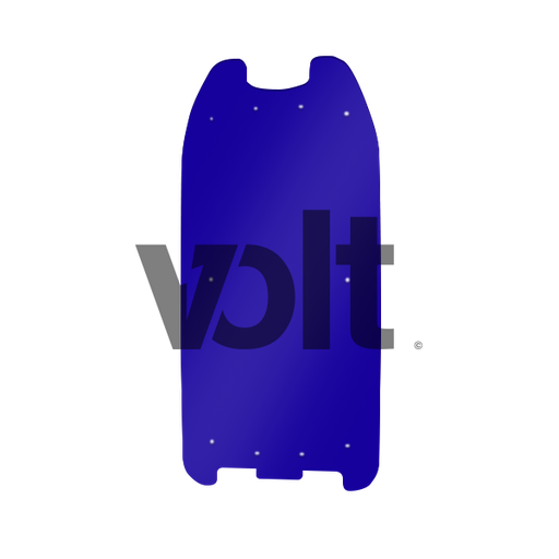 CARBONREVO DOUBLURE DE DECK 3MM BLUE - DUALTRON 1/RAPTOR