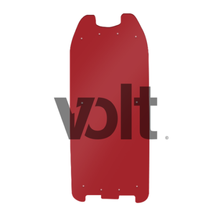 CARBON REVO DOUBLURE DE DECK 3MM ROUGE - DUALTRON 2
