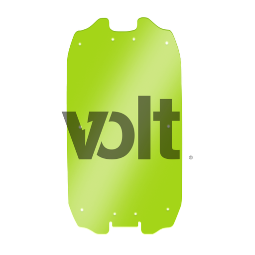 CARBON REVO DOUBLURE DE DECK 3MM VERT TRANSLUCIDE - DUALTRON ULTRA