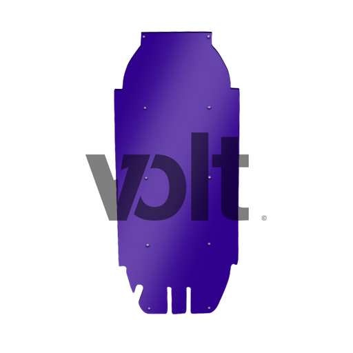 CARBONREVO PLAQUE PROTECTION V2 VIOLET(RONDELLE ET VIS)-SPW4 18-26Ah