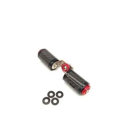 CARBON REVO SUPPORT DE PHARE ARRIERE (PAIRE) - NINEBOT