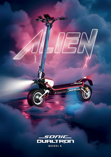 DUALTRON | AFFICHE A3 SONIC ALIEN