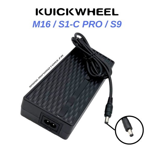 KUICKWHEEL S1-C PRO & M16 & S9 | CHARGEUR RAPIDE 36V (42V 3A)